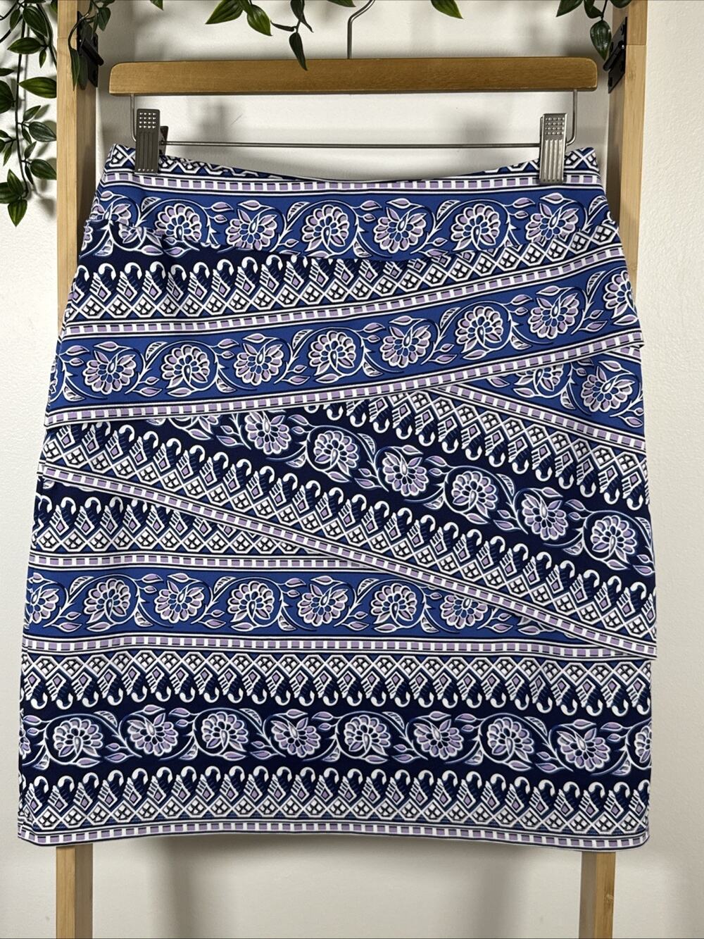 J.McLaughlin Catalina Activewear Skort Size Small Blue Stretch Golf Tennis Sz S